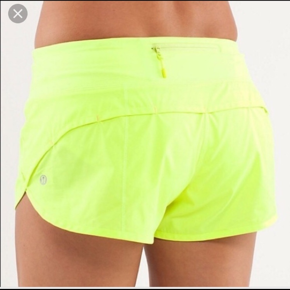 Lululemon Speed Shorts Size 6